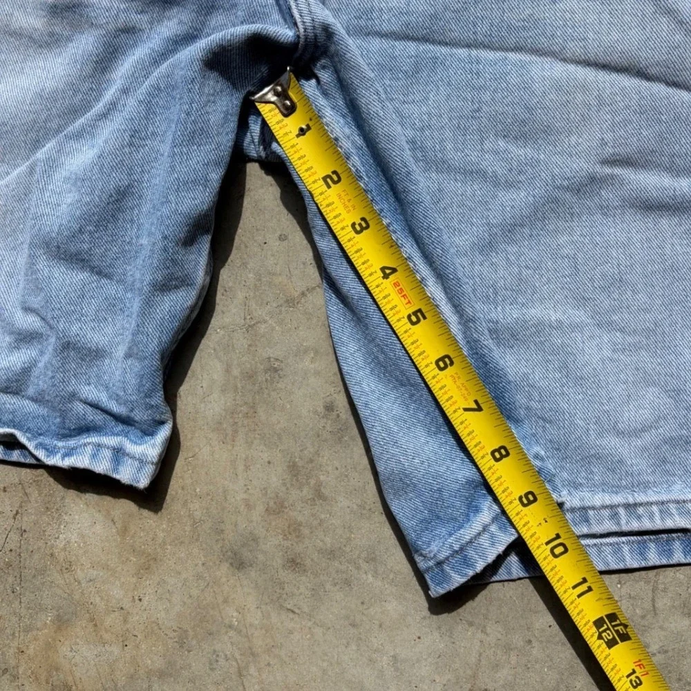 Wrangler Hero Authentics Mens Relaxed Fit Denim Jorts Shorts Light Wash 34 606W1
